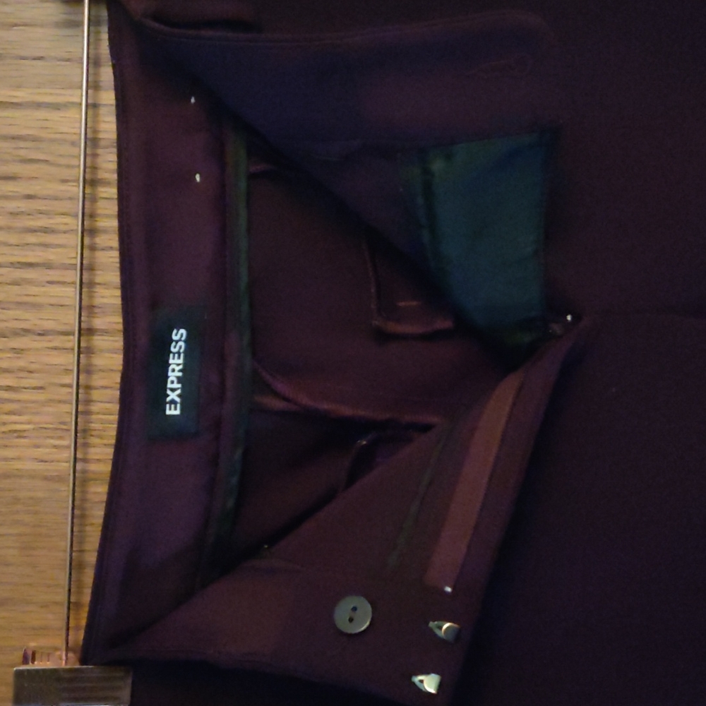 Purple Express extreme stretch skinny high rise 8L pants